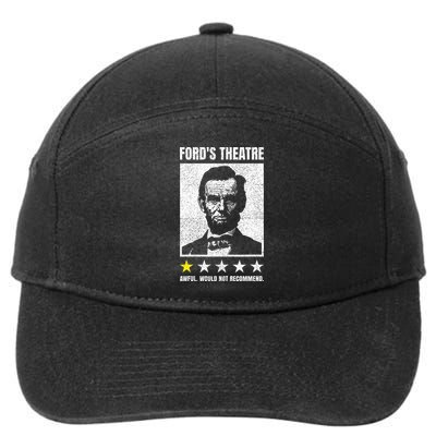Ford's Theater Would Not Recommend Abraham Lincoln 7-Panel Snapback Hat