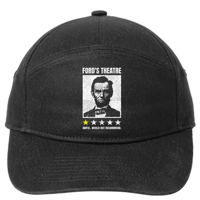 Ford's Theater Would Not Recommend Abraham Lincoln 7-Panel Snapback Hat