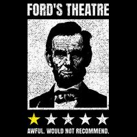 Ford's Theater Would Not Recommend Abraham Lincoln 16 in Basic Backpack