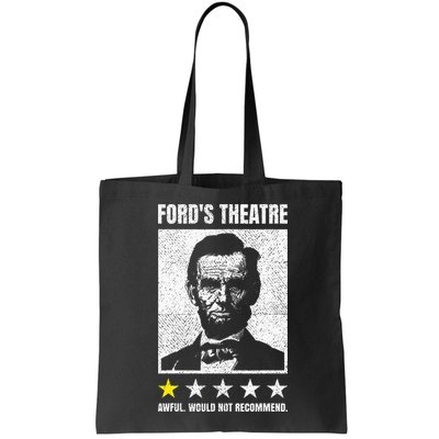 Ford's Theater Would Not Recommend Abraham Lincoln Bag
