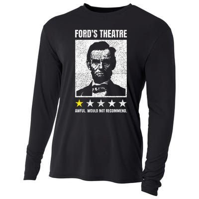 Ford's Theater Would Not Recommend Abraham Lincoln Cooling Performance Long Sleeve Crew