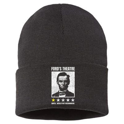 Ford's Theater Would Not Recommend Abraham Lincoln Sustainable Knit Beanie