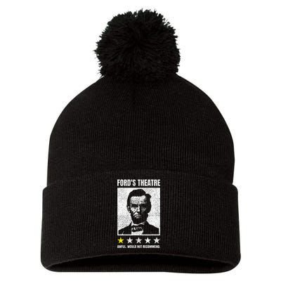 Ford's Theater Would Not Recommend Abraham Lincoln Pom Pom 12in Knit Beanie