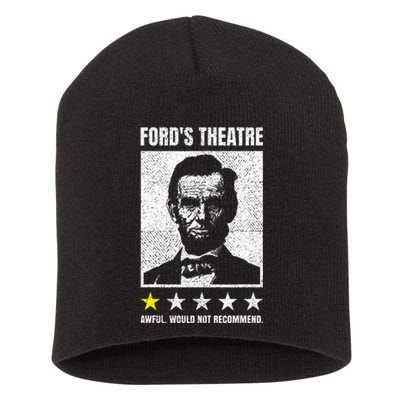 Ford's Theater Would Not Recommend Abraham Lincoln Short Acrylic Beanie