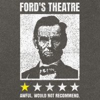 Ford's Theater Would Not Recommend Abraham Lincoln Cotton Canvas Backpack