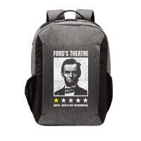 Ford's Theater Would Not Recommend Abraham Lincoln Vector Backpack