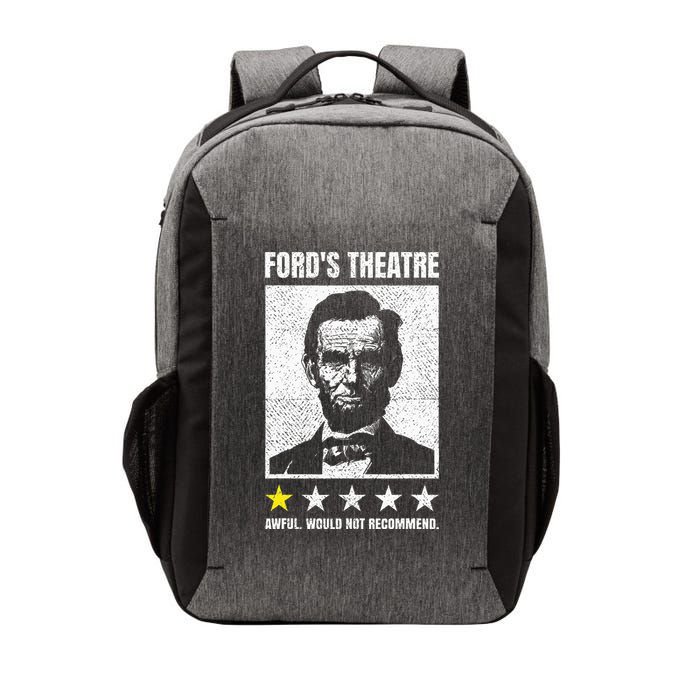 Ford's Theater Would Not Recommend Abraham Lincoln Vector Backpack
