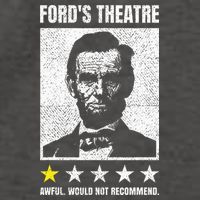 Ford's Theater Would Not Recommend Abraham Lincoln Vector Backpack