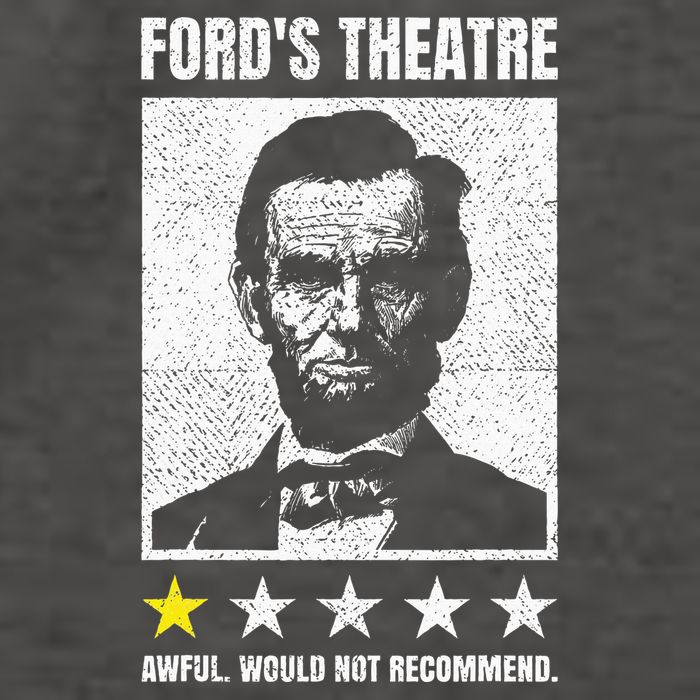 Ford's Theater Would Not Recommend Abraham Lincoln Vector Backpack