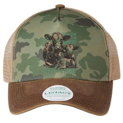 Follow The Word Not The Herd Legacy Tie Dye Trucker Hat