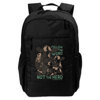 Follow The Word Not The Herd Backpack