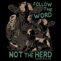 Follow The Word Not The Herd 16 in Basic Backpack