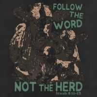 Follow The Word Not The Herd 25L Jumbo Tote