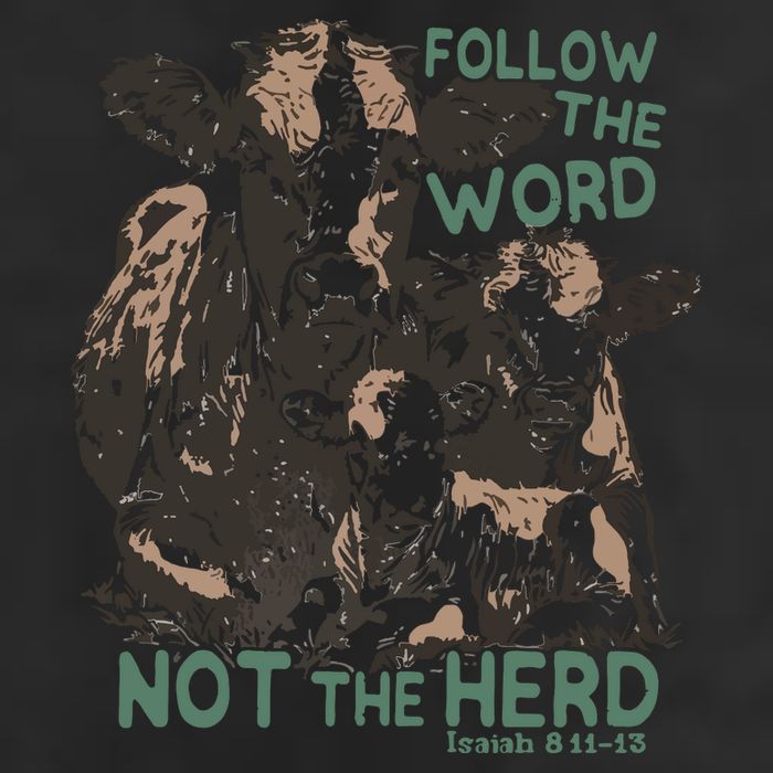 Follow The Word Not The Herd 25L Jumbo Tote