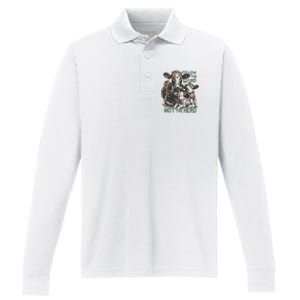 Follow The Word Not The Herd Performance Long Sleeve Polo