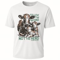 Follow The Word Not The Herd Cooling Performance Crew T-Shirt