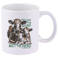 Follow The Word Not The Herd 11oz C Handle Ceramic Mug