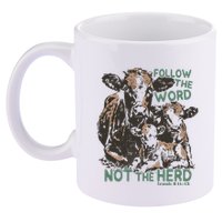 Follow The Word Not The Herd 11oz C Handle Ceramic Mug