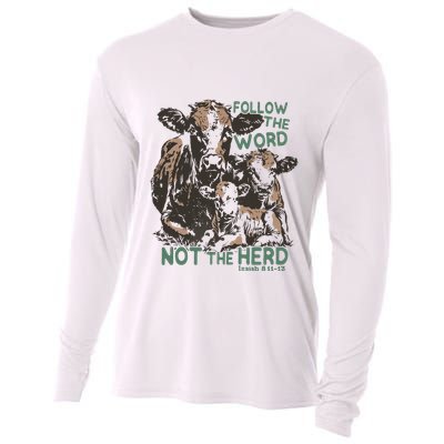 Follow The Word Not The Herd Cooling Performance Long Sleeve Crew