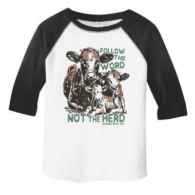 Follow The Word Not The Herd Toddler Fine Jersey T-Shirt