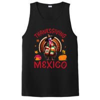 Festive Turkey With Mexican Twist Happy Thanksgiving Mexico PosiCharge Competitor Tank