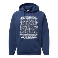 Funny That's What She Said Performance Fleece Hoodie