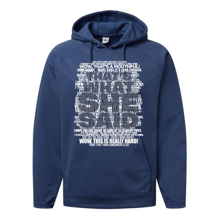 Funny That's What She Said Performance Fleece Hoodie