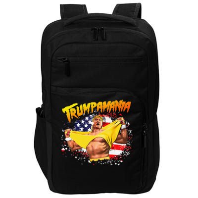 Funny Trumpmania Wrestling Meme 2024 Impact Tech Backpack