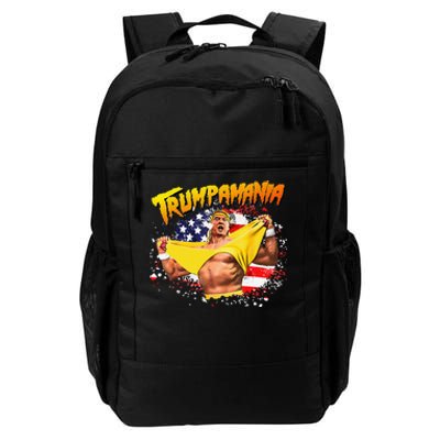 Funny Trumpmania Wrestling Meme 2024 Daily Commute Backpack