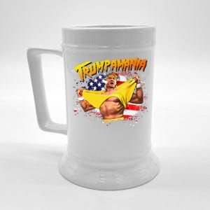 Funny Trumpmania Wrestling Meme 2024 Beer Stein