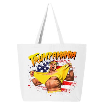 Funny Trumpmania Wrestling Meme 2024 25L Jumbo Tote