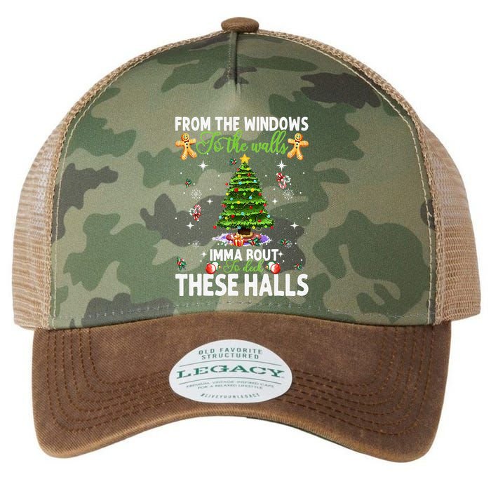 From The Windows To The Walls Imma Bout To Deck These Halls Legacy Tie Dye Trucker Hat