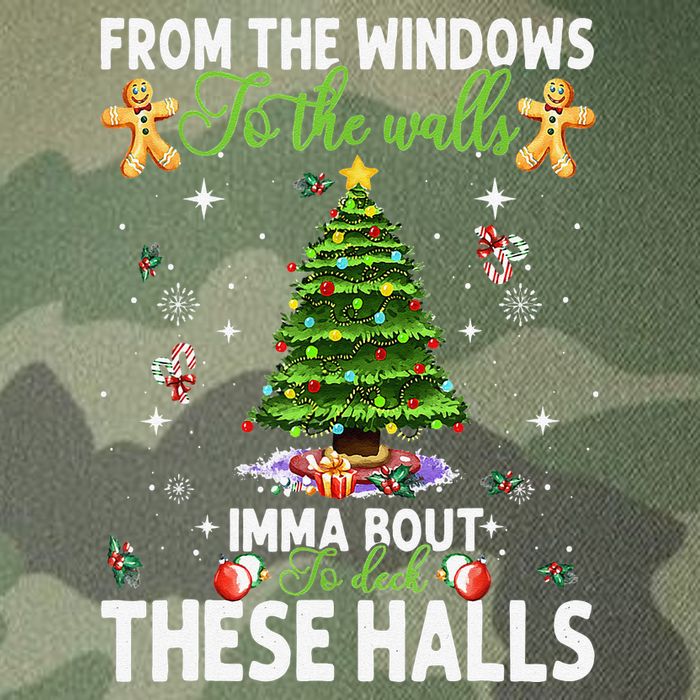 From The Windows To The Walls Imma Bout To Deck These Halls Legacy Tie Dye Trucker Hat