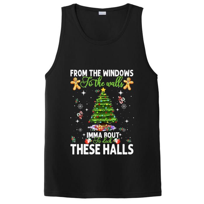From The Windows To The Walls Imma Bout To Deck These Halls PosiCharge Competitor Tank