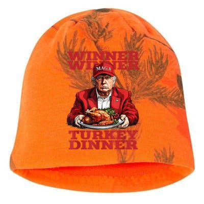 Funny Trump Winner Turkey Dinner Thanksgiving DaddyS Home Kati - Camo Knit Beanie