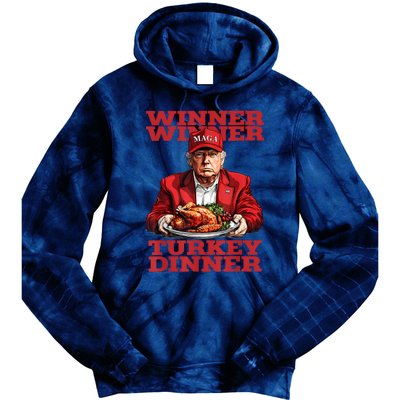 Funny Trump Winner Turkey Dinner Thanksgiving DaddyS Home Tie Dye Hoodie