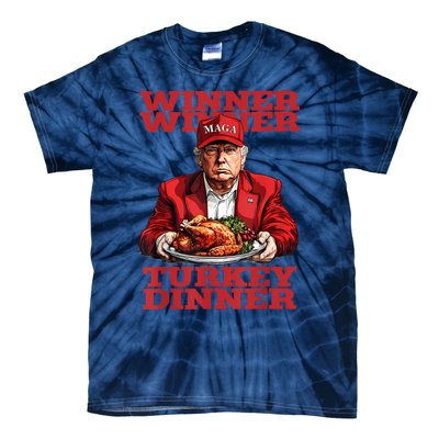 Funny Trump Winner Turkey Dinner Thanksgiving DaddyS Home Tie-Dye T-Shirt