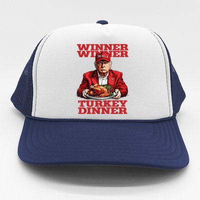 Funny Trump Winner Turkey Dinner Thanksgiving DaddyS Home Trucker Hat