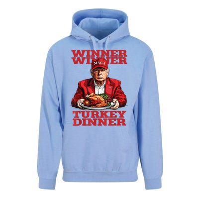 Funny Trump Winner Turkey Dinner Thanksgiving DaddyS Home Unisex Surf Hoodie