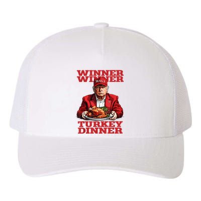 Funny Trump Winner Turkey Dinner Thanksgiving DaddyS Home Yupoong Adult 5-Panel Trucker Hat