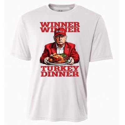 Funny Trump Winner Turkey Dinner Thanksgiving DaddyS Home Cooling Performance Crew T-Shirt