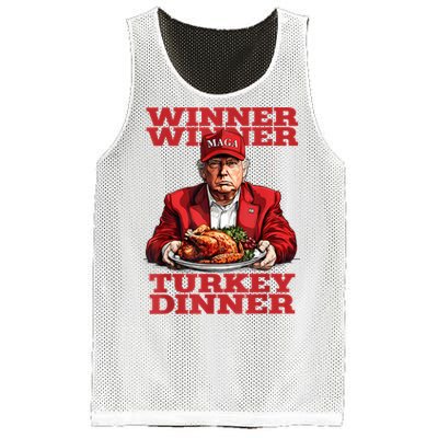 Funny Trump Winner Turkey Dinner Thanksgiving DaddyS Home Mesh Reversible Basketball Jersey Tank