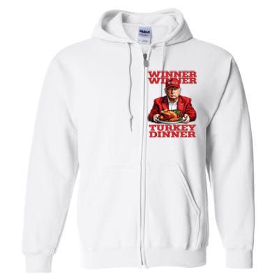 Funny Trump Winner Turkey Dinner Thanksgiving DaddyS Home Full Zip Hoodie