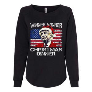 Funny Trump Winner Winner Christmas Dinner Xmas Womens California Wash Sweatshirt