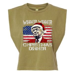 Funny Trump Winner Winner Christmas Dinner Xmas Garment-Dyed Women's Muscle Tee