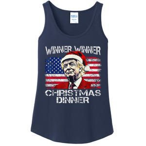 Funny Trump Winner Winner Christmas Dinner Xmas Ladies Essential Tank