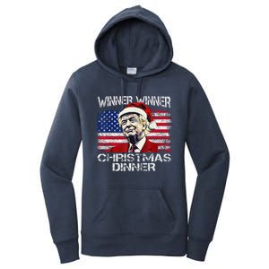 Funny Trump Winner Winner Christmas Dinner Xmas Women's Pullover Hoodie