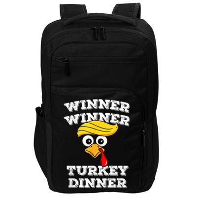 Funny Trump Winner Winner Turkey Dinner Thanksgiving Humor Impact Tech Backpack