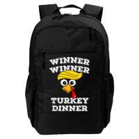 Funny Trump Winner Winner Turkey Dinner Thanksgiving Humor Daily Commute Backpack