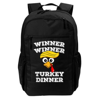 Funny Trump Winner Winner Turkey Dinner Thanksgiving Humor Daily Commute Backpack